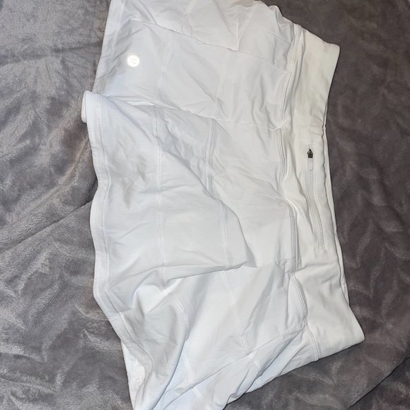 Lululemon Pace Rival Skirt White Size 10 Regular Length - Picture 4 of 6